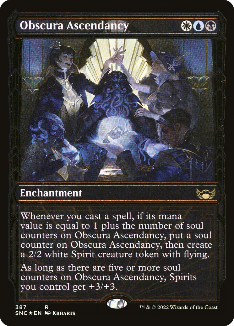 Obscura Ascendancy (Gilded Foil) (387) [Streets of New Capenna] foil - Deck Out Gaming