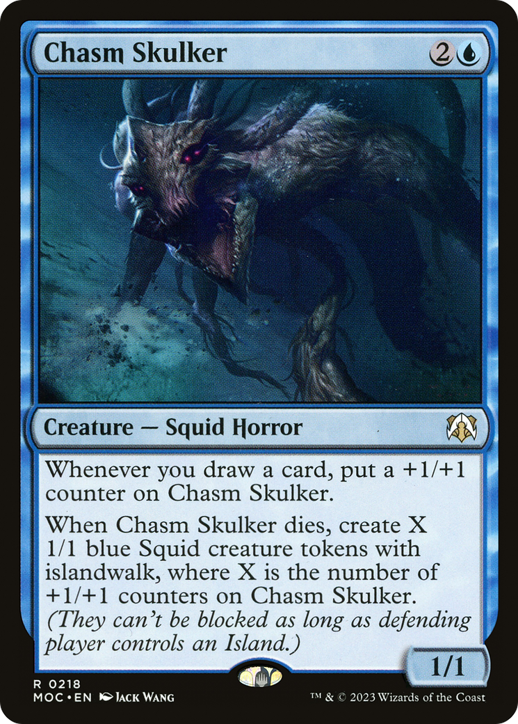 Chasm Skulker (218) [March of the Machine Commander] - Deck Out Gaming