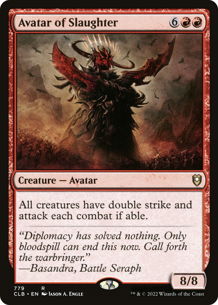 Avatar of Slaughter (779) [Commander Legends: Battle for Baldur's Gate] - Deck Out Gaming