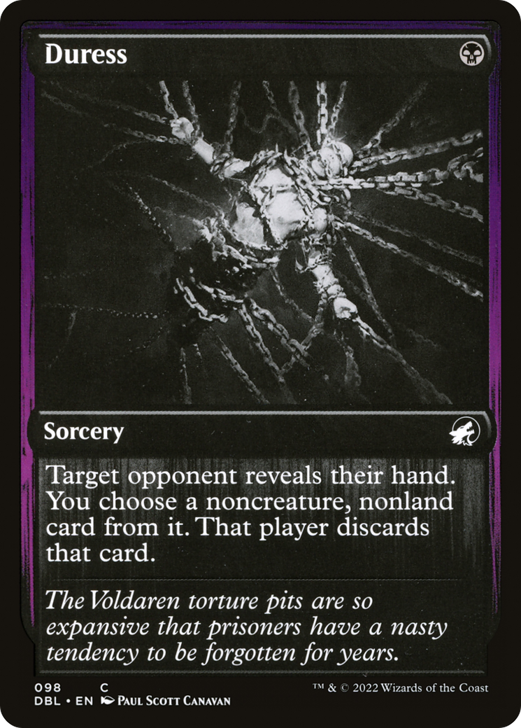 Duress (98) [Innistrad: Double Feature] - Deck Out Gaming