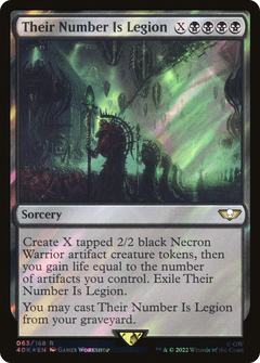 Their Number Is Legion (Surge Foil) (63) [Warhammer 40,000 Commander] foil - Deck Out Gaming