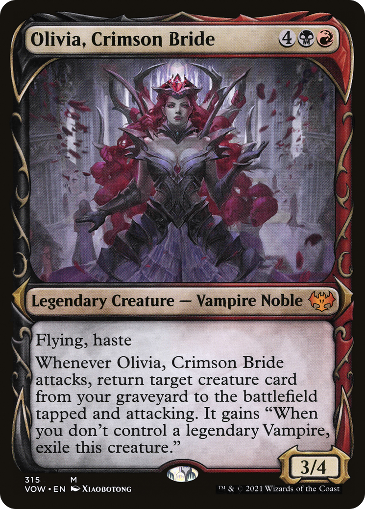 Olivia, Crimson Bride (Showcase) (315) [Innistrad: Crimson Vow] - Deck Out Gaming