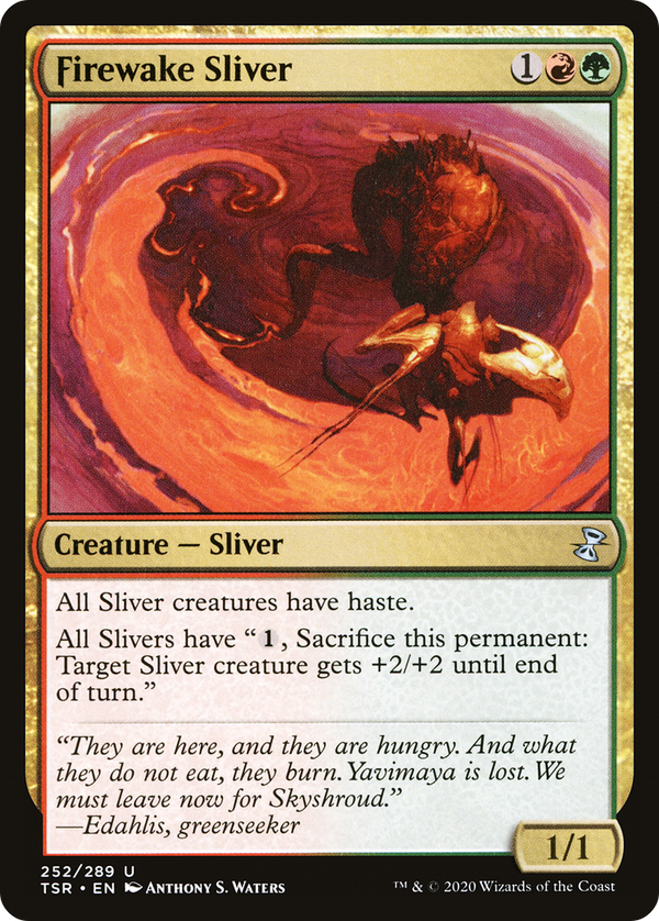 Firewake Sliver (252) [Time Spiral: Remastered] foil - Deck Out Gaming