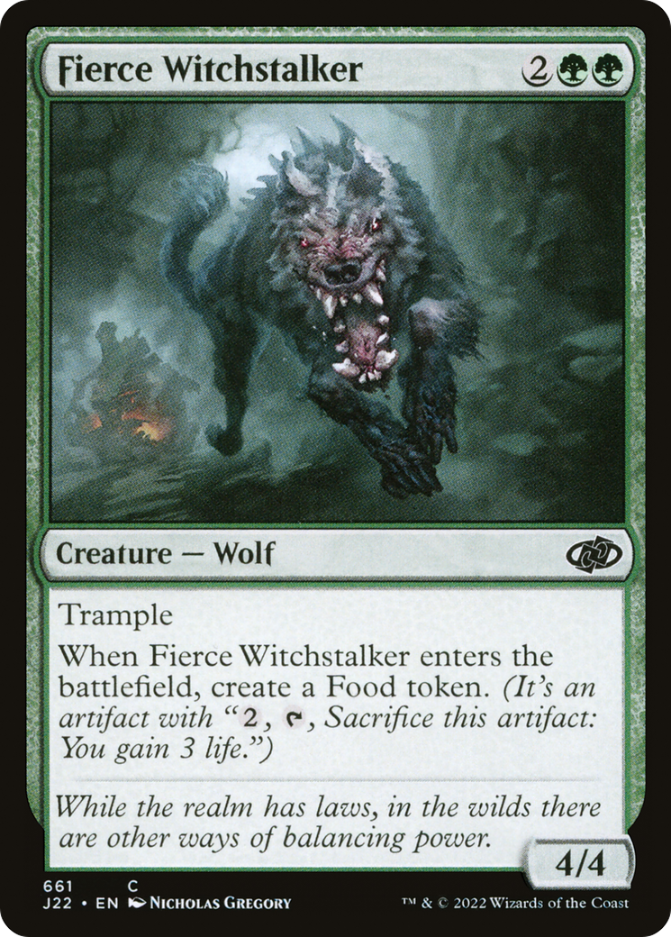 Fierce Witchstalker (661) [Jumpstart 2022] - Deck Out Gaming