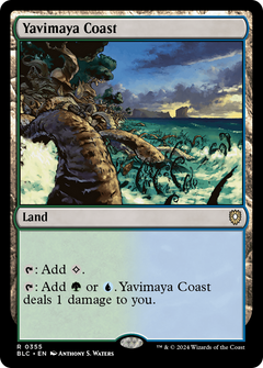Yavimaya Coast (355) [Bloomburrow Commander] - Deck Out Gaming