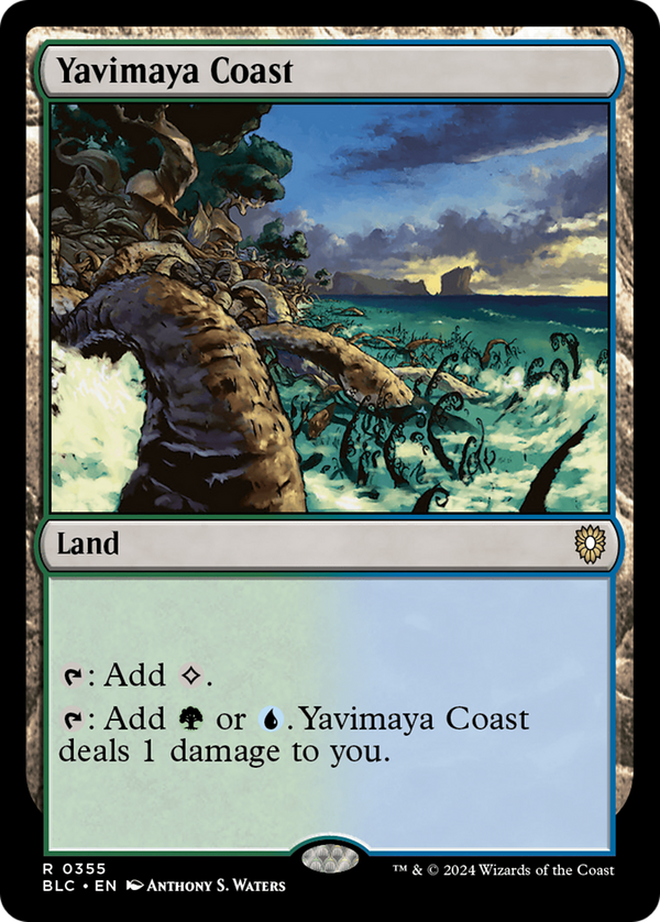 Yavimaya Coast (355) [Bloomburrow Commander] - Deck Out Gaming