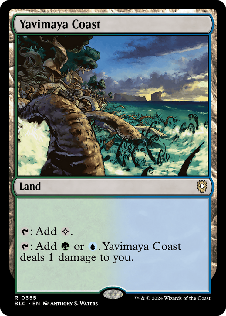 Yavimaya Coast (355) [Bloomburrow Commander] - Deck Out Gaming