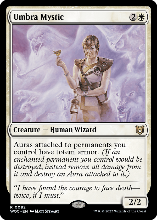 Umbra Mystic (82) [Wilds of Eldraine Commander] - Deck Out Gaming