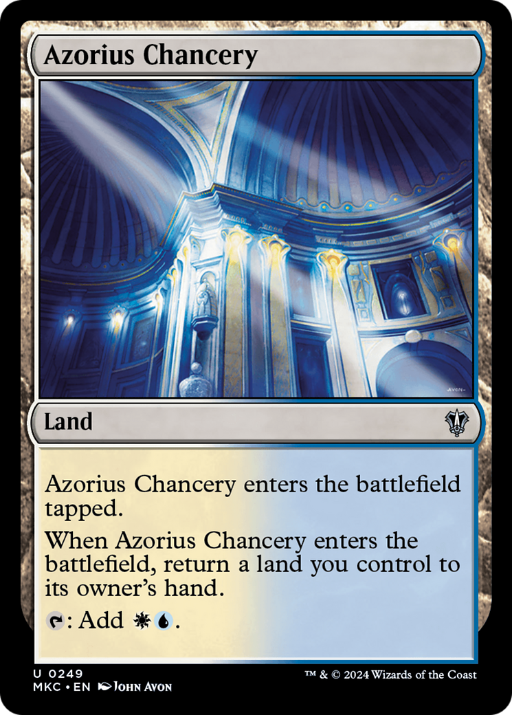Azorius Chancery (249) [Murders at Karlov Manor Commander] - Deck Out Gaming