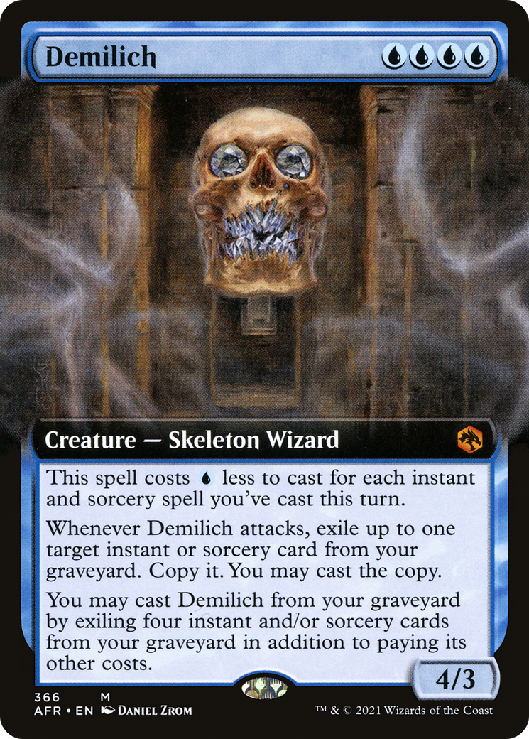 Demilich (Extended Art) (366) [Adventures in the Forgotten Realms] - Deck Out Gaming