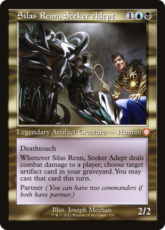 Silas Renn, Seeker Adept (Retro Frame) (129) [The Brothers' War Commander] - Deck Out Gaming
