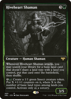 Hiveheart Shaman (469) [Innistrad: Double Feature] foil - Deck Out Gaming
