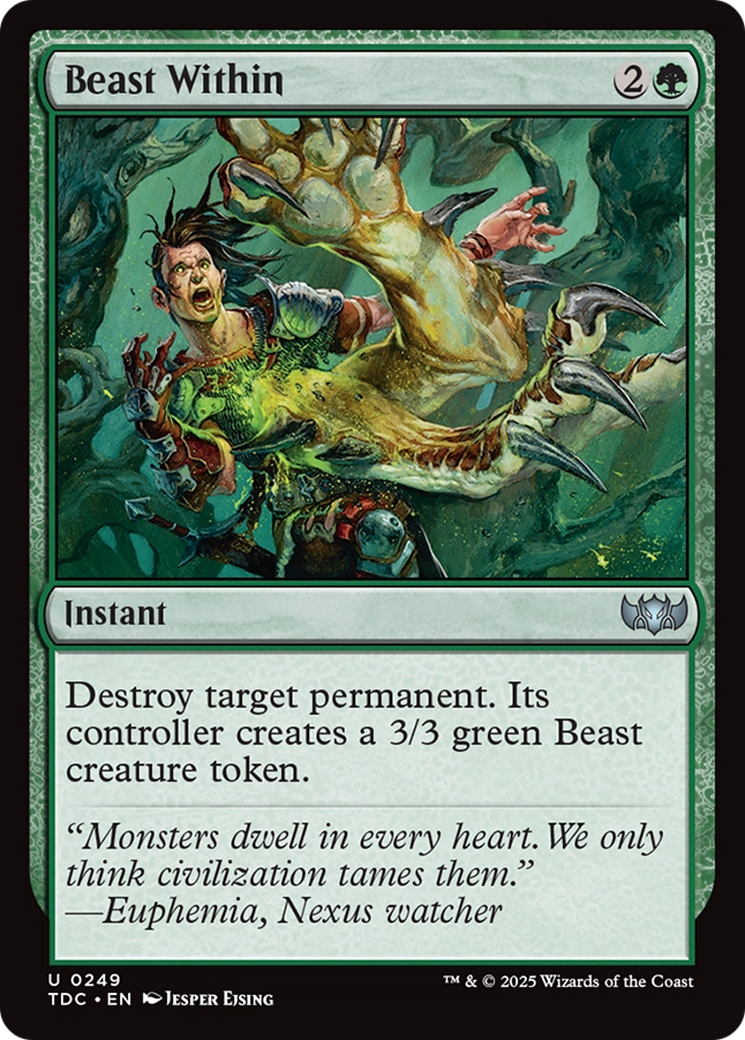 Beast Within (249) [Commander: Tarkir: Dragonstorm] - Deck Out Gaming