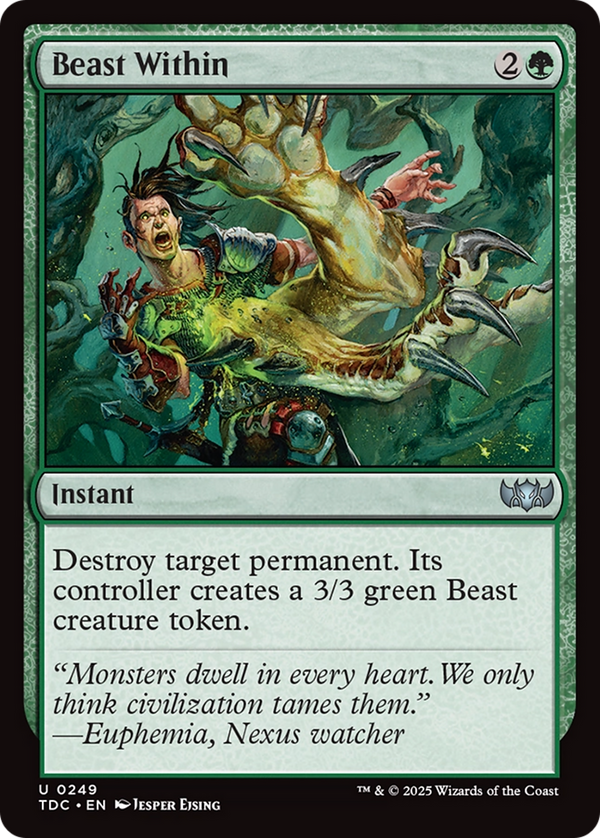 Beast Within (249) [Commander: Tarkir: Dragonstorm] - Deck Out Gaming
