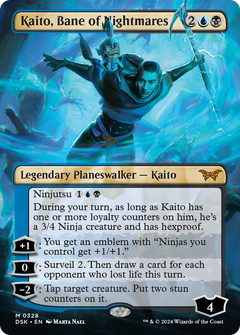 Kaito, Bane of Nightmares (Borderless) (328) [Duskmourn: House of Horror] - Deck Out Gaming