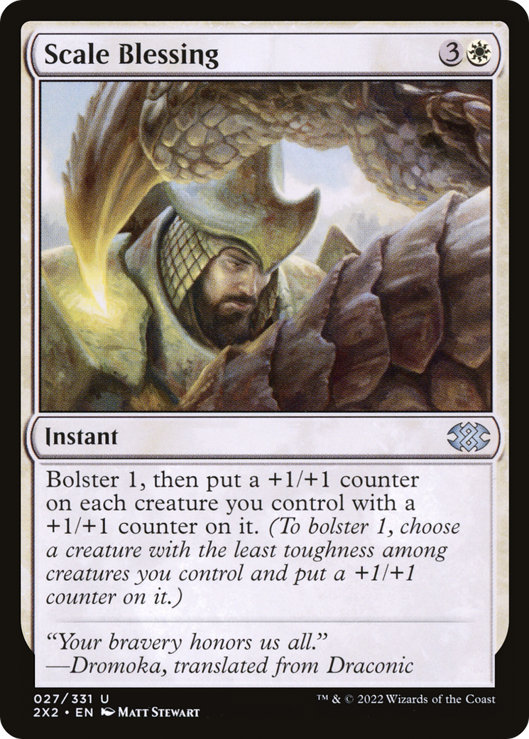 Scale Blessing (27) [Double Masters 2022] - Deck Out Gaming