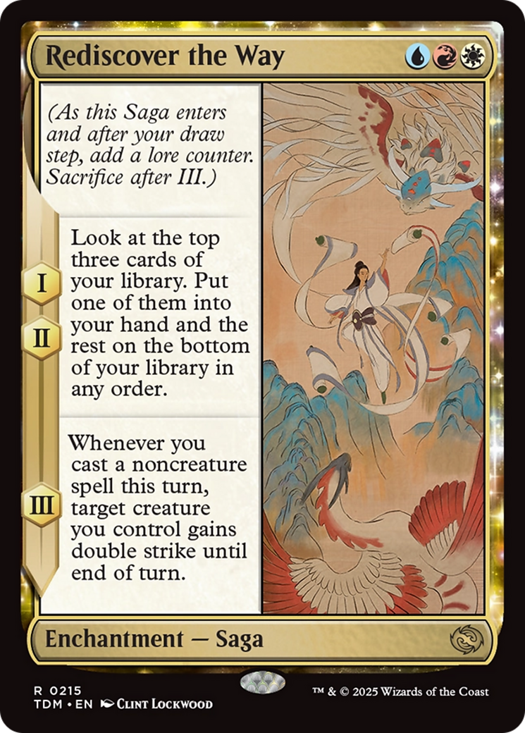 Rediscover the Way (215) [Tarkir: Dragonstorm] foil - Deck Out Gaming