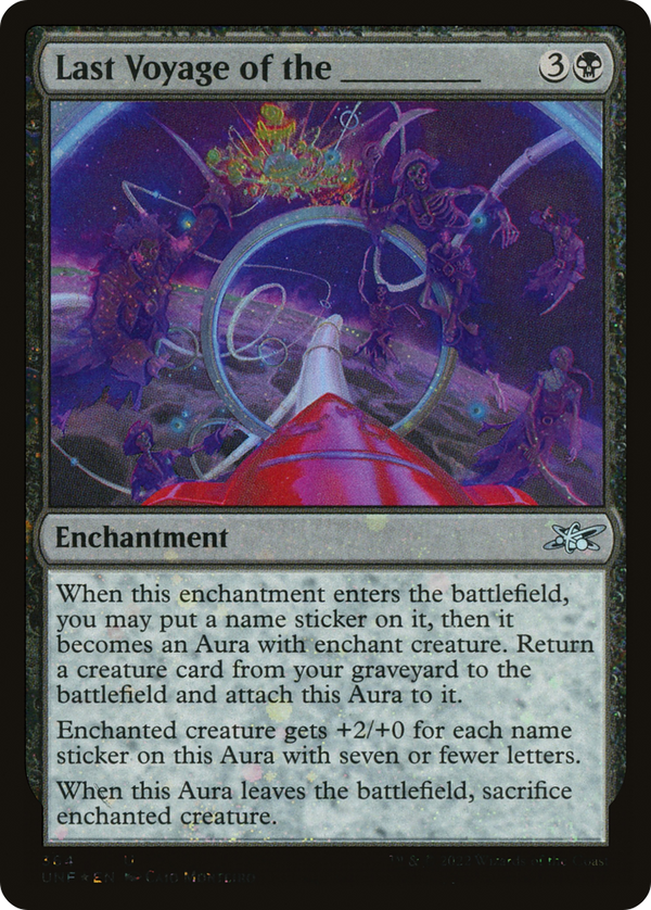 Last Voyage of the _______ (Galaxy Foil) (364) [Unfinity] foil - Deck Out Gaming