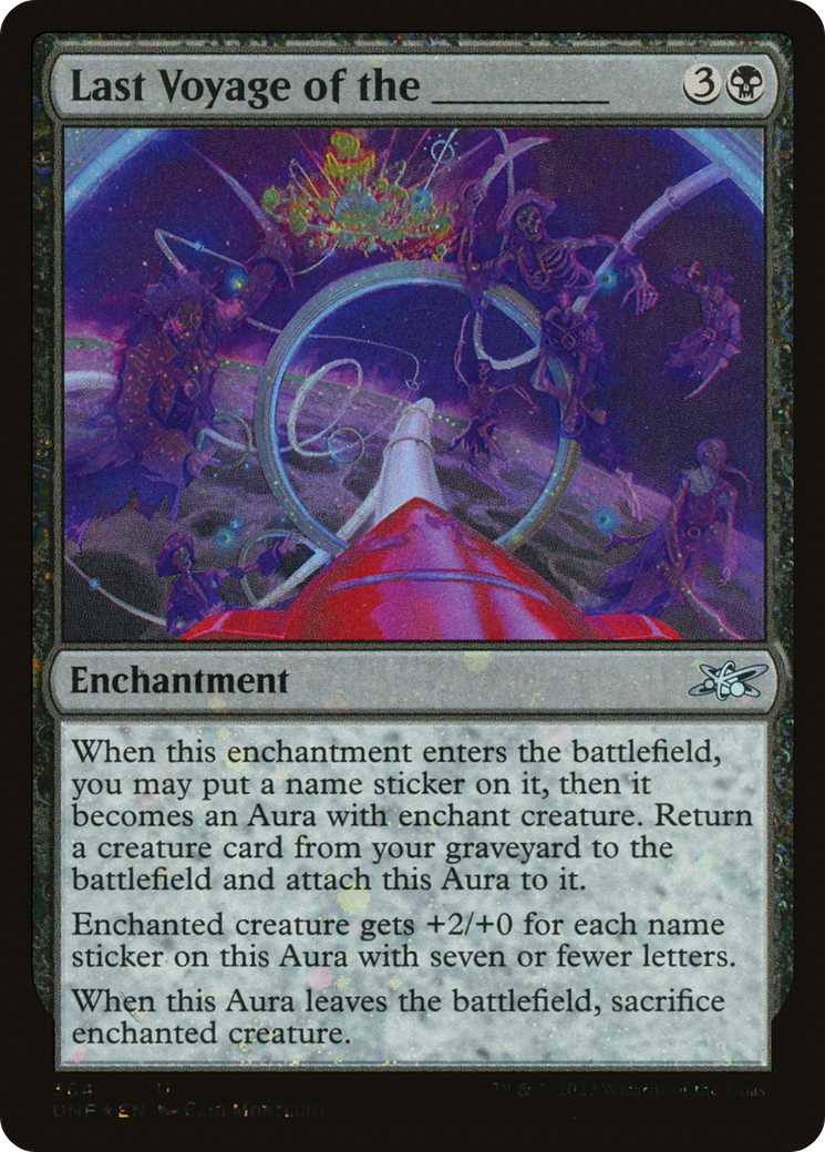 Last Voyage of the _______ (Galaxy Foil) (364) [Unfinity] foil - Deck Out Gaming