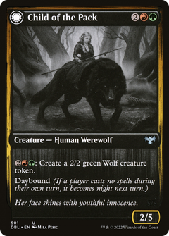 Child of the Pack (501) [Innistrad: Double Feature] foil - Deck Out Gaming