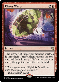 Chaos Warp (115) [Bloomburrow Commander] - Deck Out Gaming