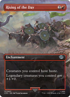 Rising of the Day (Borderless) (427) [The Lord of the Rings: Tales of Middle-earth] foil - Deck Out Gaming