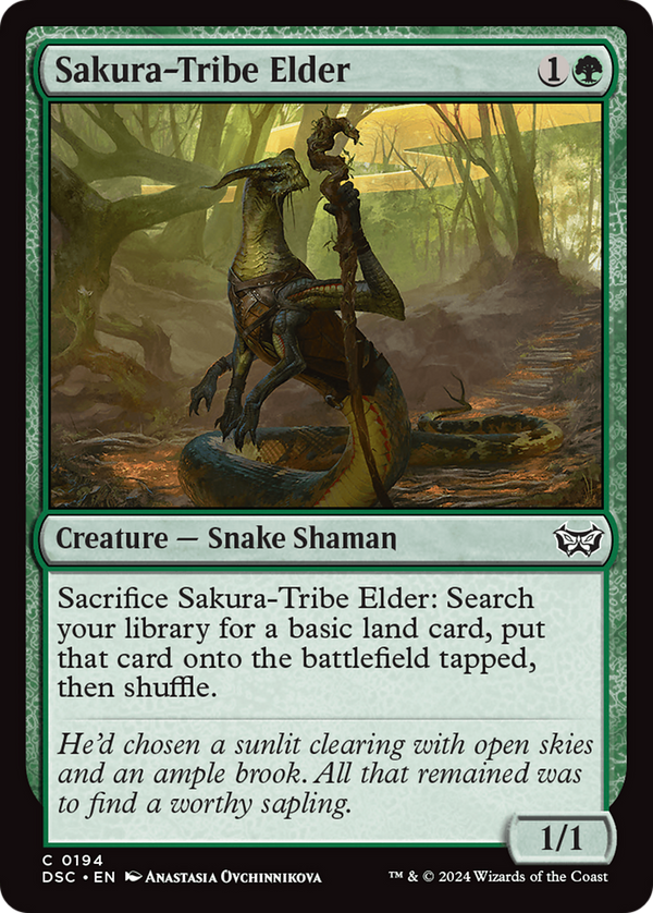 Sakura-Tribe Elder (194) [Duskmourn: House of Horror Commander] - Deck Out Gaming