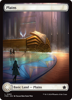 Plains (0283) (283) [Foundations] foil - Deck Out Gaming