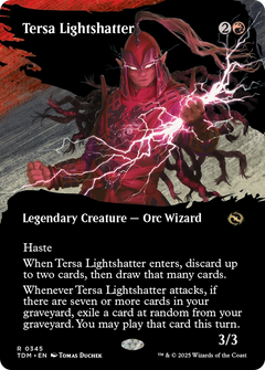 Tersa Lightshatter (Borderless) (345) [Tarkir: Dragonstorm] foil - Deck Out Gaming