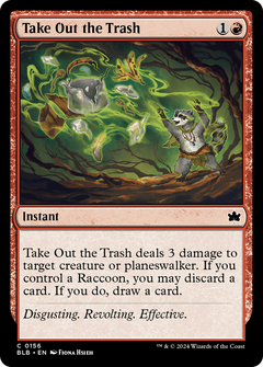 Take Out the Trash (156) [Bloomburrow] foil - Deck Out Gaming