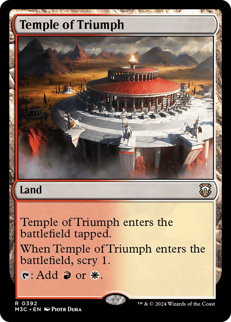 Temple of Triumph (392) [Modern Horizons 3 Commander] - Deck Out Gaming