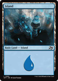 Island (0282) (282) [Aetherdrift] - Deck Out Gaming