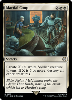 Martial Coup (167) [Fallout] foil - Deck Out Gaming