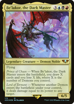 Be'lakor, the Dark Master (172) [Warhammer 40,000 Commander] foil - Deck Out Gaming