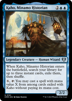 Kaho, Minamo Historian (101) [Commander Masters] - Deck Out Gaming