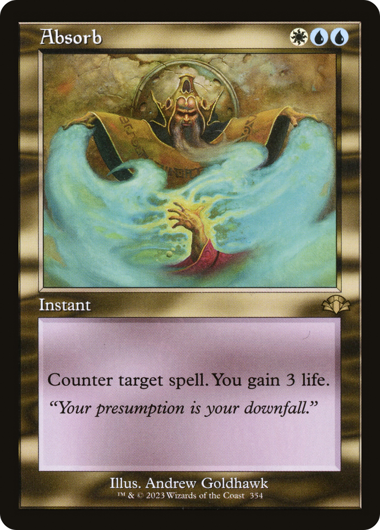 Absorb (Retro Frame) (354) [Dominaria Remastered] foil - Deck Out Gaming