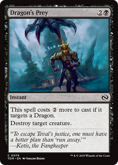 Dragon's Prey (79) [Tarkir: Dragonstorm] foil - Deck Out Gaming