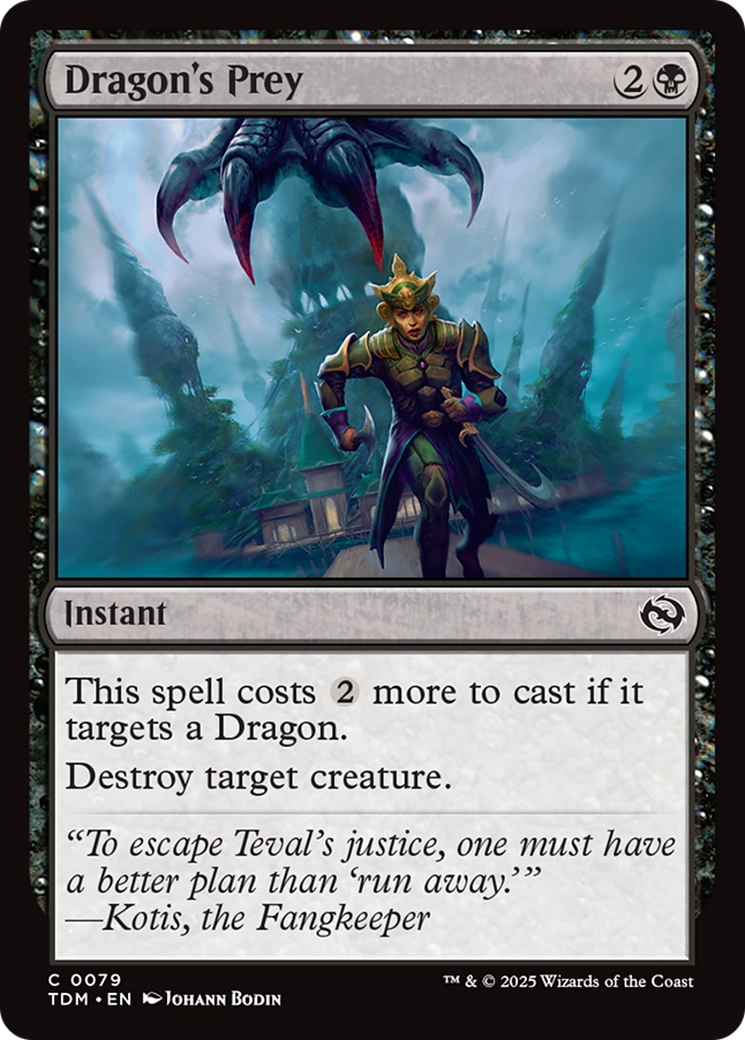 Dragon's Prey (79) [Tarkir: Dragonstorm] foil - Deck Out Gaming