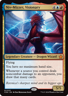 Niv-Mizzet, Visionary (123) [Foundations] foil - Deck Out Gaming