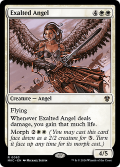 Exalted Angel (63) [Murders at Karlov Manor Commander] - Deck Out Gaming