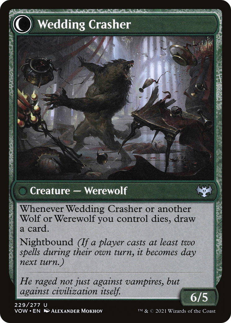Wolfkin Outcast (229) [Innistrad: Crimson Vow] foil - Deck Out Gaming
