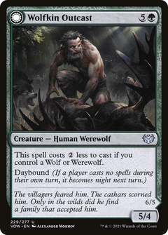 Wolfkin Outcast (229) [Innistrad: Crimson Vow] - Deck Out Gaming
