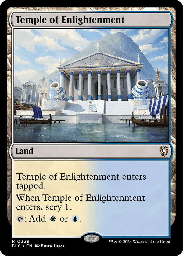 Temple of Enlightenment (339) [Bloomburrow Commander] - Deck Out Gaming