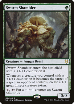 Swarm Shambler (207) [Zendikar Rising] foil - Deck Out Gaming