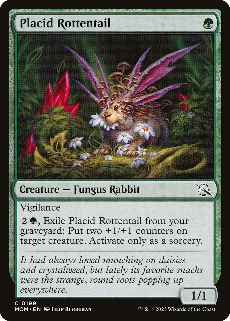 Placid Rottentail (199) [March of the Machine] foil - Deck Out Gaming