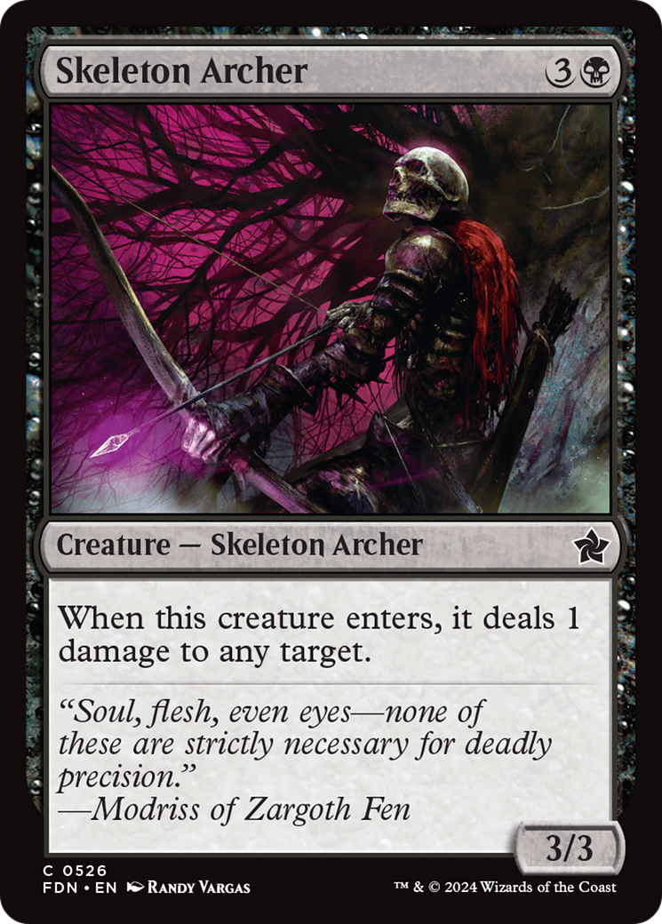 Skeleton Archer (526) [Foundations] - Deck Out Gaming