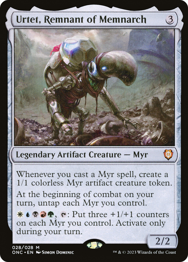 Urtet, Remnant of Memnarch (28) [Phyrexia: All Will Be One Commander] - Deck Out Gaming