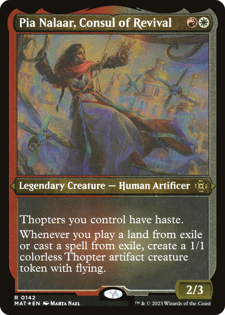 Pia Nalaar, Consul of Revival (142) [March of the Machine: The Aftermath] etched - Deck Out Gaming