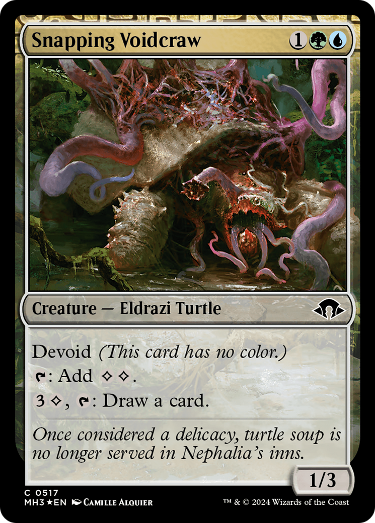 Snapping Voidcraw (Ripple Foil) (517) [Modern Horizons 3] foil - Deck Out Gaming