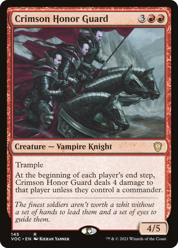 Crimson Honor Guard (145) [Crimson Vow Commander] - Deck Out Gaming